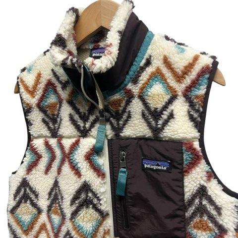 パタゴニア Patagonia レトロX フリースベスト 総柄 ネイティブ柄