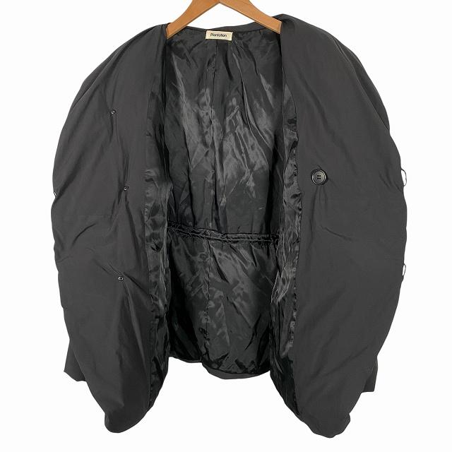 【美品】　Plantation プランテーション　ジャケット　ウール　黒　M プランテーション plantation ダウンジャケット アウター 長袖 ウール