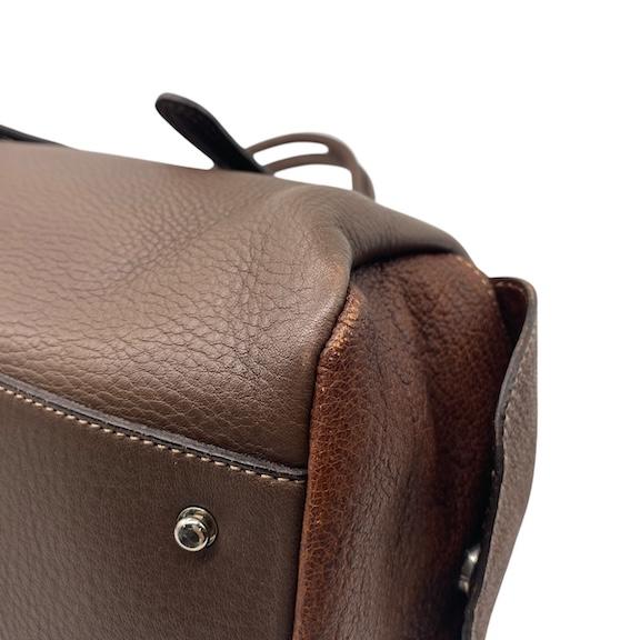 セレンシー CELENCEE ハンドバッグ マットクロコ 山羊革 レザー  