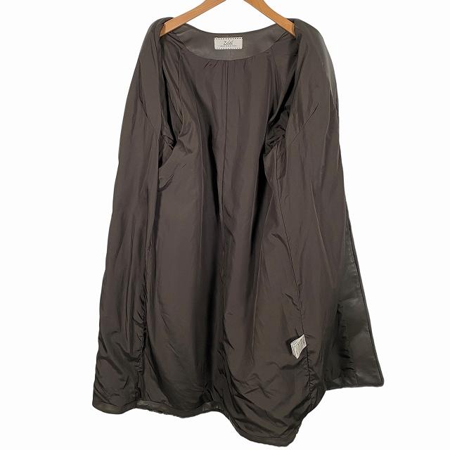 ゼラール Zelal ムートンコート ロングコート 毛皮 長袖 ノーカラー 羊