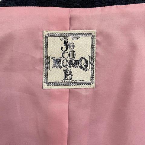 ホコモモラ JOCOMOMOLA ジャケット トップス ショート丈 ドット柄織