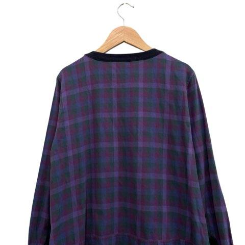 エディーバウアー EDDIE BAUER チュニックワンピース 膝丈 チェック柄