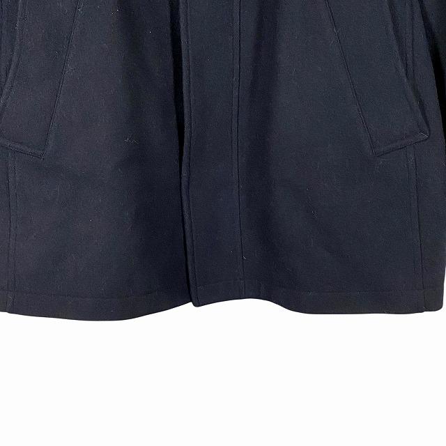 値下げ　Eddie Bauwerネイビー ウール コート 値下げ Eddie Bauwerネイビー ウール コート 値下げ Eddie Bauwer