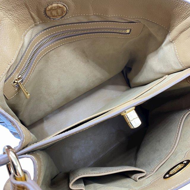 ペレリールッソ PELLEY LUSSO マットクロコダイル ワンショルダー