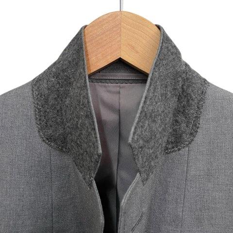 ぽ*ん様 未使用級◎J.PRESS テーラードジャケット　金ボタン　ウール　グレ ジェイプレス J.PRESS テーラードジャケット ブレザー 金ボタン ウール