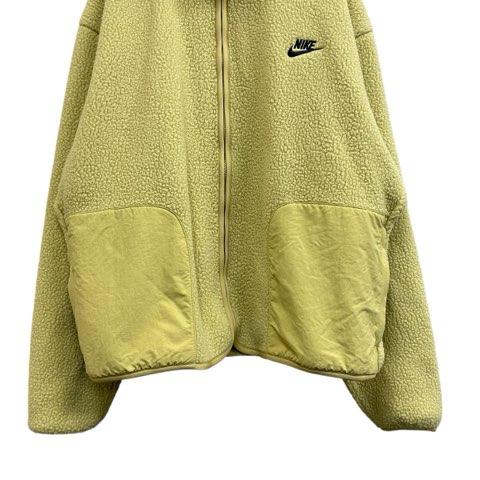 NIKE（ナイキ） フリースジャケット ジップアップ ライトイエロー