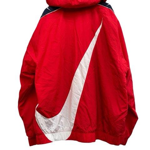 NIKE（ナイキ） アノラックパーカー ナイロンジャケット レッド サイズ
