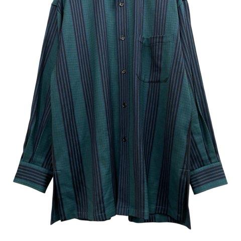 ケンゾー KENZO ストライプ柄シャツ ジャケット ビッグシルエット