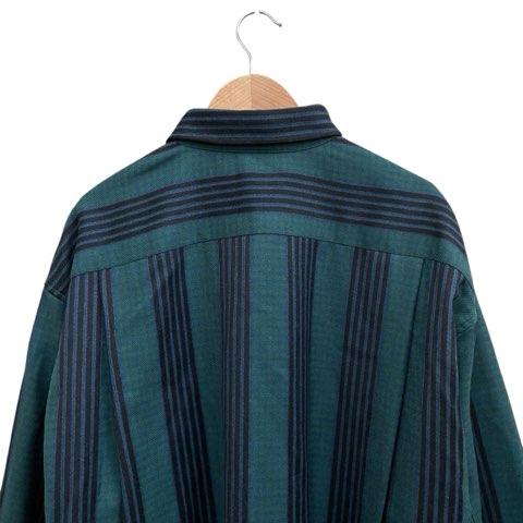 ケンゾー KENZO ストライプ柄シャツ ジャケット ビッグシルエット