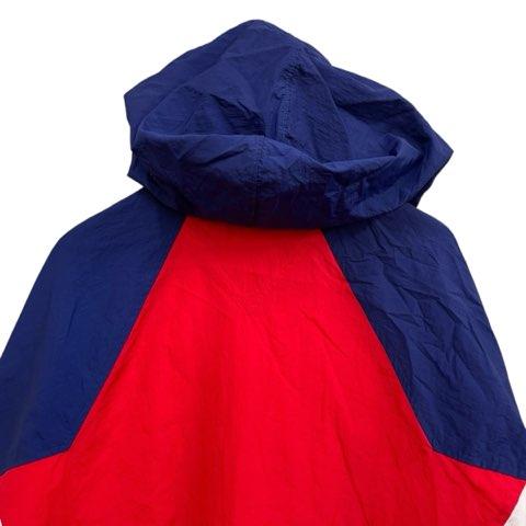 NIKE ナイキ ナイロンジャケット リバーシブル パーカー 刺繍 赤 紺 XL NIKE ナイキ ナイロンジャケット リバーシブル パーカー 刺繍 赤 紺 XL