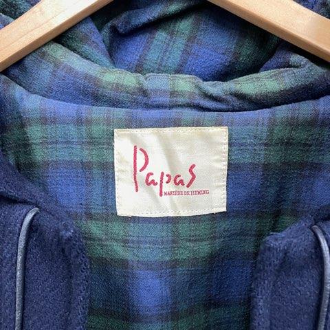 【極美品】Papas パパス　ウールロングコート　ベルト付 楽天市場】【10%offクーポン】アルパカ ウール 混 コート ロング