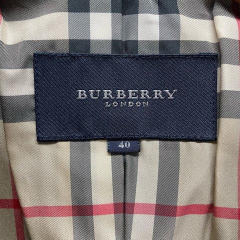 バーバリー ロンドン BURBERRY LONDON アンゴラ混 ウールテーラード