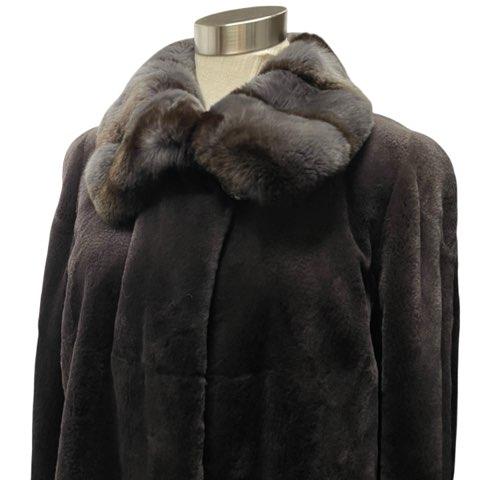 サガミンク SAGA MINK ROYAL シェアードミンク 毛皮 ロングコート