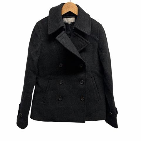 MARGARET HOWELL マーガレットハウエル ピーコートブラック MARGARET HOWELL（マーガレットハウエル） ウールカシミヤ ピーコート