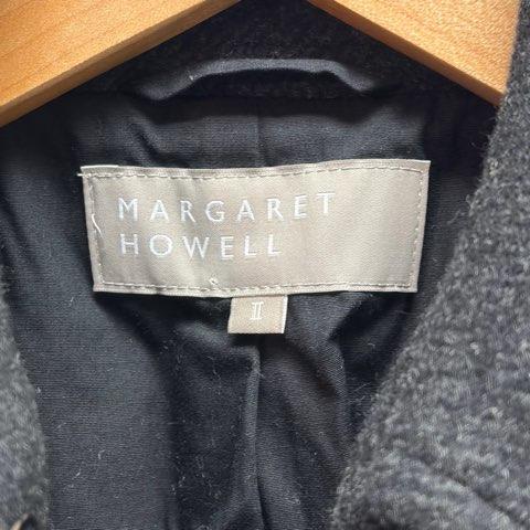 MARGARET HOWELL（マーガレットハウエル） ウールカシミヤ ピーコート