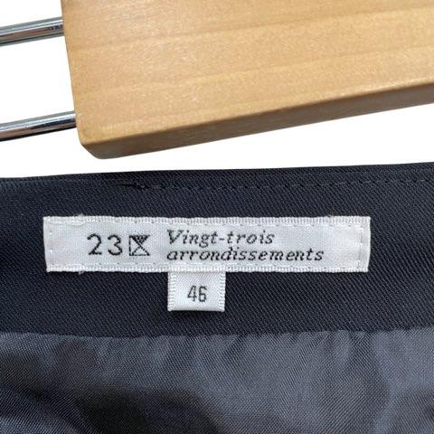 23区（ニジュウサンク） オンワード樫山 スカートスーツ フック留ノー