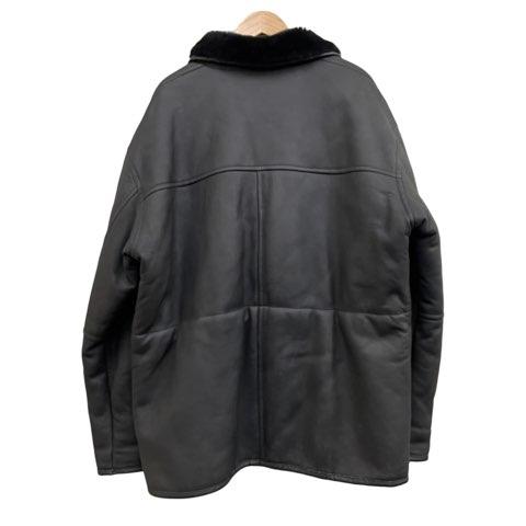 リアルレザージャケット ボアジャケット ロングコート 胡桃ボタン ムートン 防寒 リアルレザージャケット ボアジャケット ロングコート 胡桃ボタン