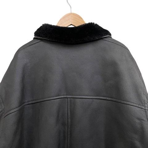 リアルレザージャケット ボアジャケット ロングコート 胡桃ボタン