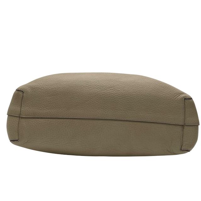 ヒロフ HIROFU シボ革 ハンドバッグ トートバッグ ショルダーバッグ