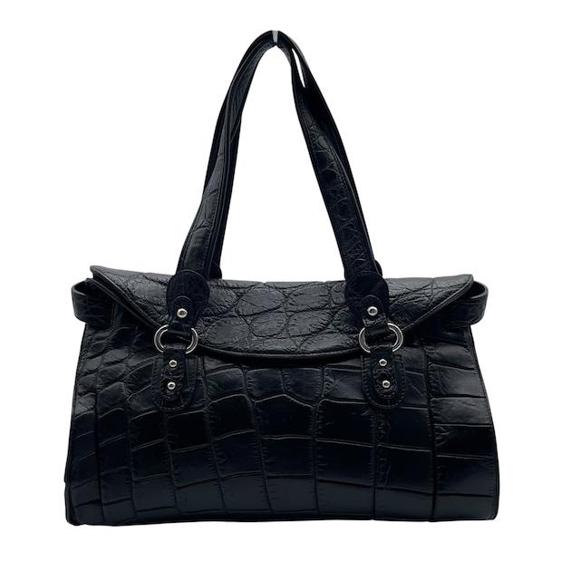 ROND et CARRE ロンエキャレ JRA認定 マットクロコダイル ワニ革