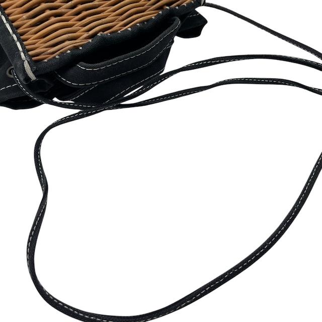 エバゴス EBAGOS 2way かご袋ショルダーバッグ ハンドバッグ 紅籐