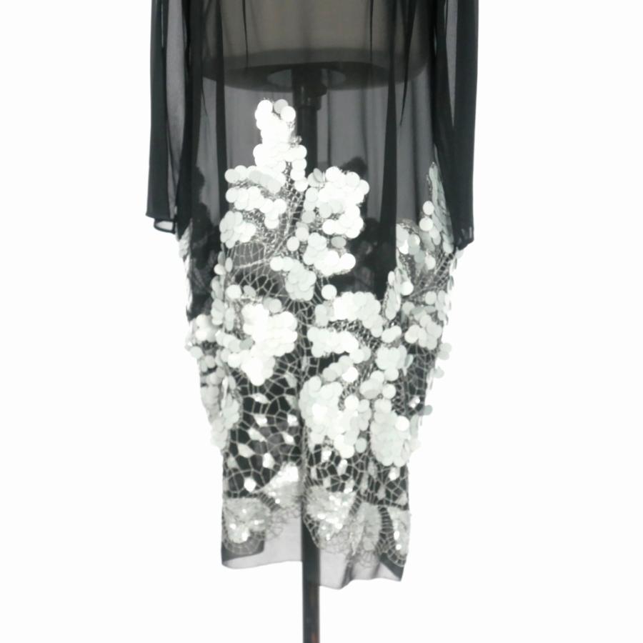 MARNIマルニ白黒ドットドレス