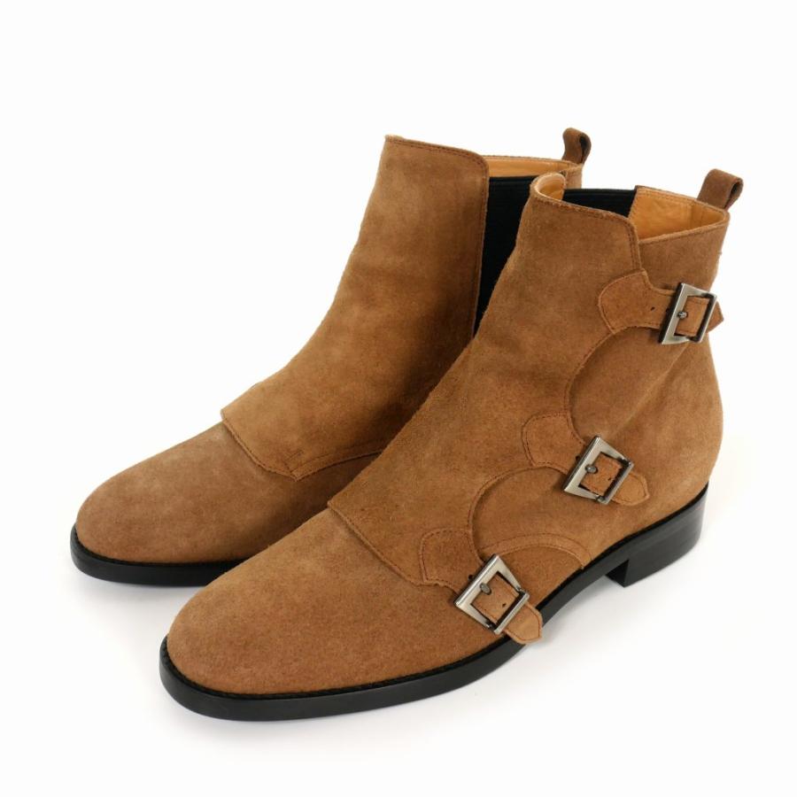未使用品 カチム KATIM DERBY モンクストラップ ショートブーツ 