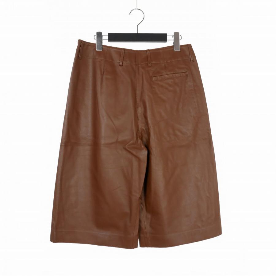 Studio Nicholson クロップドパンツ レディース 1 スタジオニコルソン STUDIO NICHOLSON レザー ショートパンツ