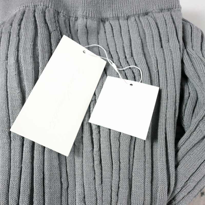 未使用品 マメクロゴウチ Mame Kurogouchi 21AW リブニット フレア 