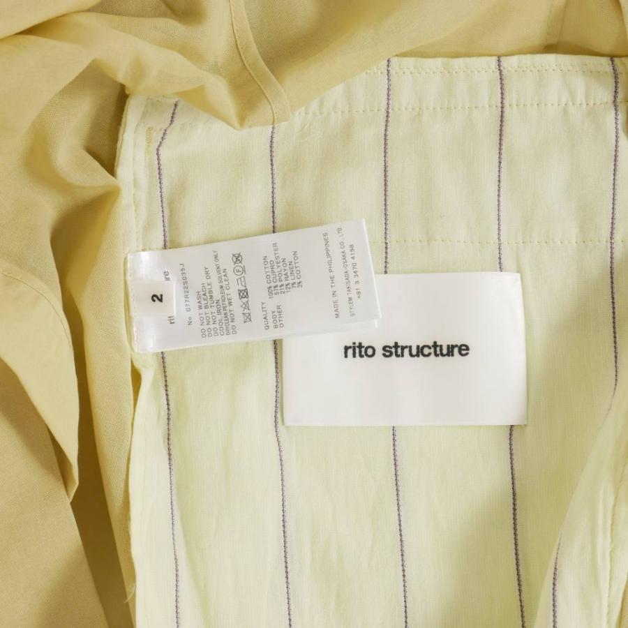 リトストラクチャー rito structure シースルーコットンジャケット 2  