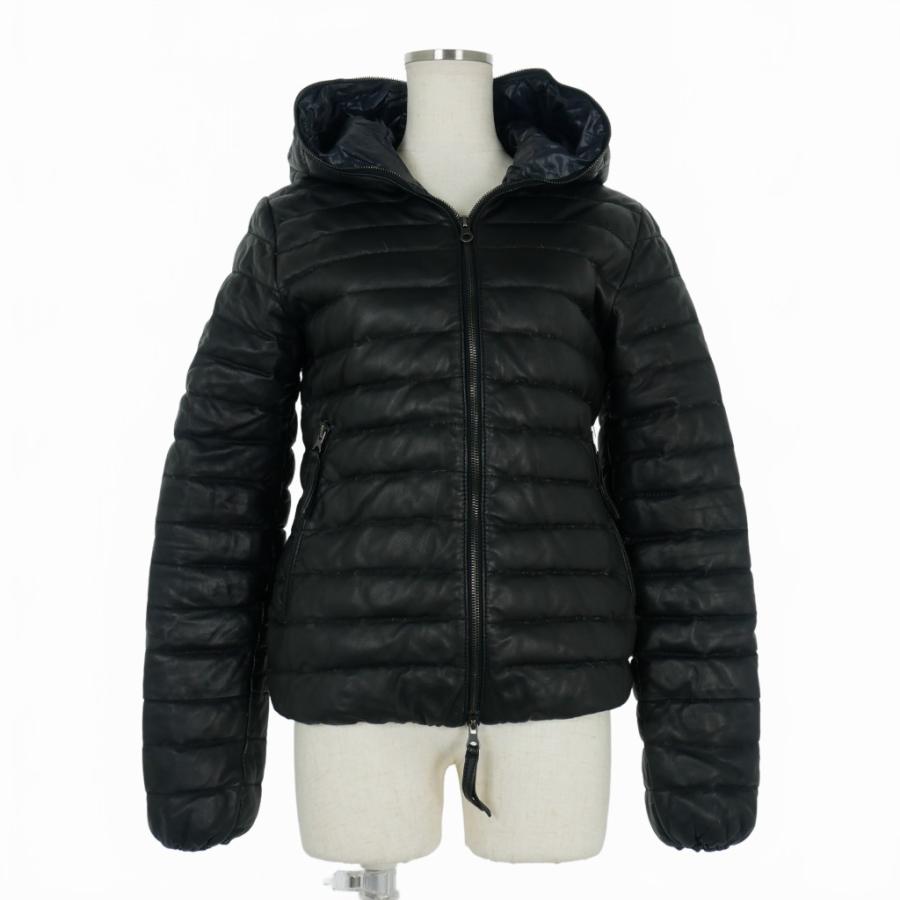 デュベティカ DUVETICA MESSENEDUE シープレザー ダウンジャケット 40 