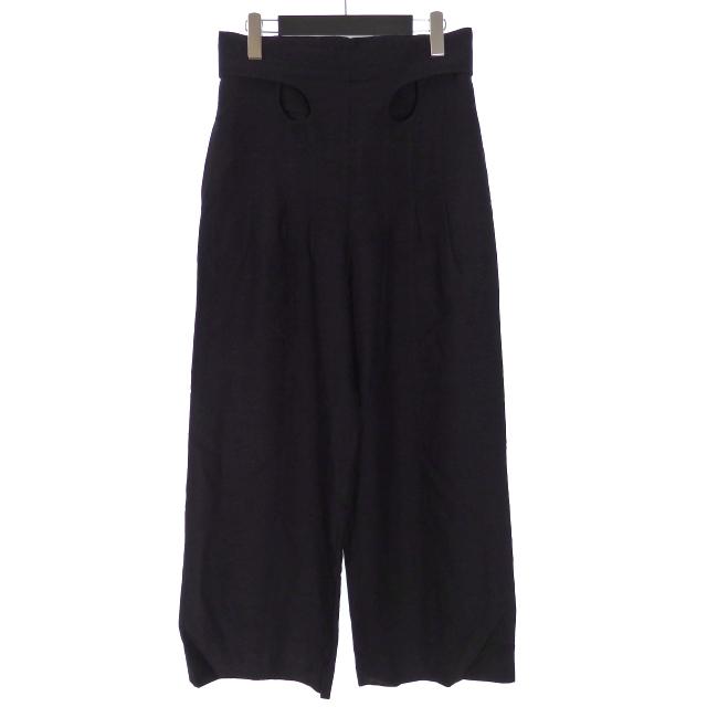 mame kurogouchi 22SS High Waisted パンツ - カジュアルパンツ