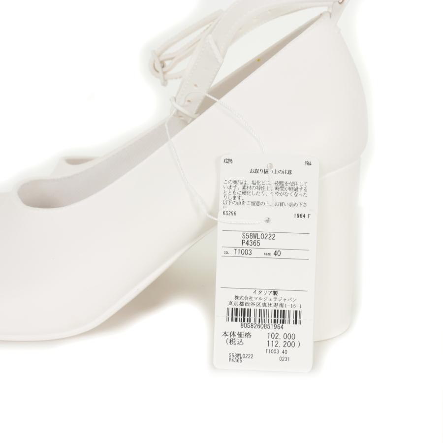 メゾンマルジェラ Maison Margiela PVC タビ 足袋 ストラップ ヒール 