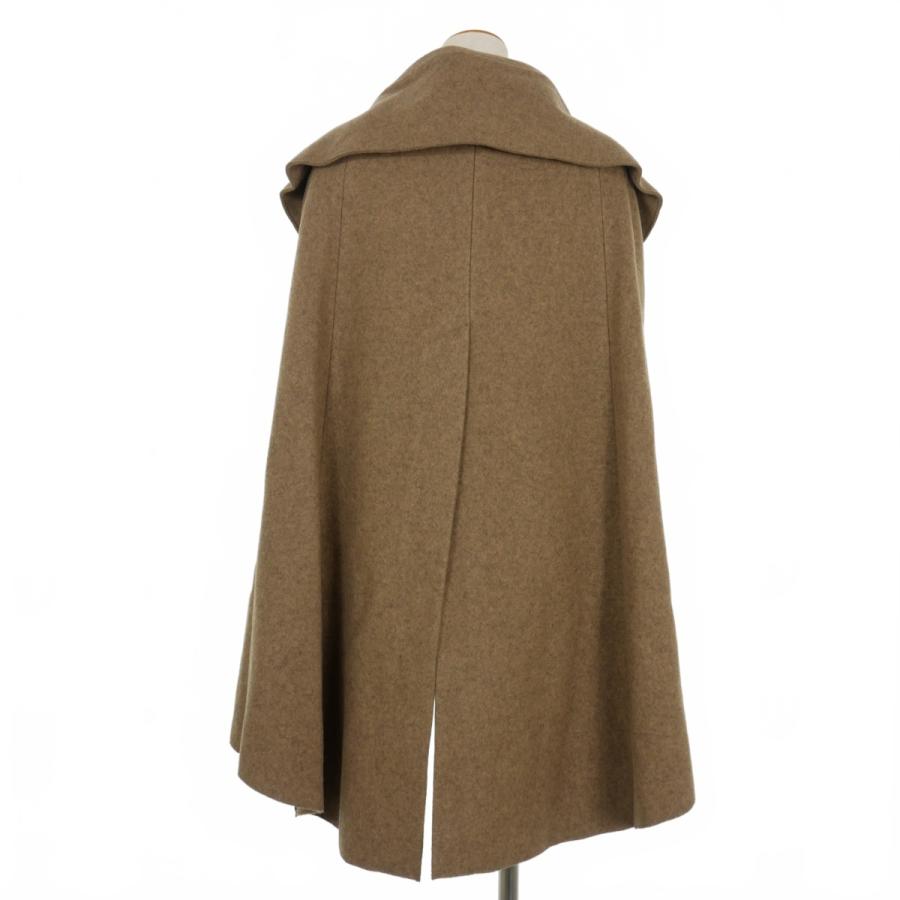 アッシュ HACHE コート ポンチョ ウールフェルト 40 ベージュ C730418
