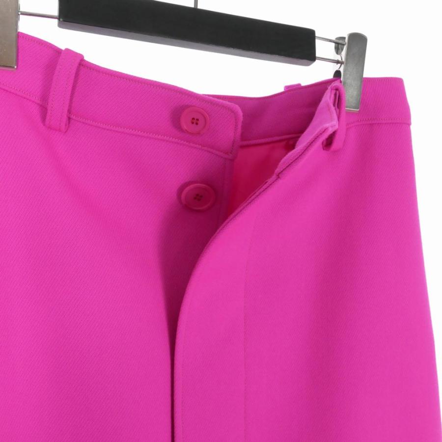 バレンシアガ BALENCIAGA 20AW ウールロングスカート スリット 36 