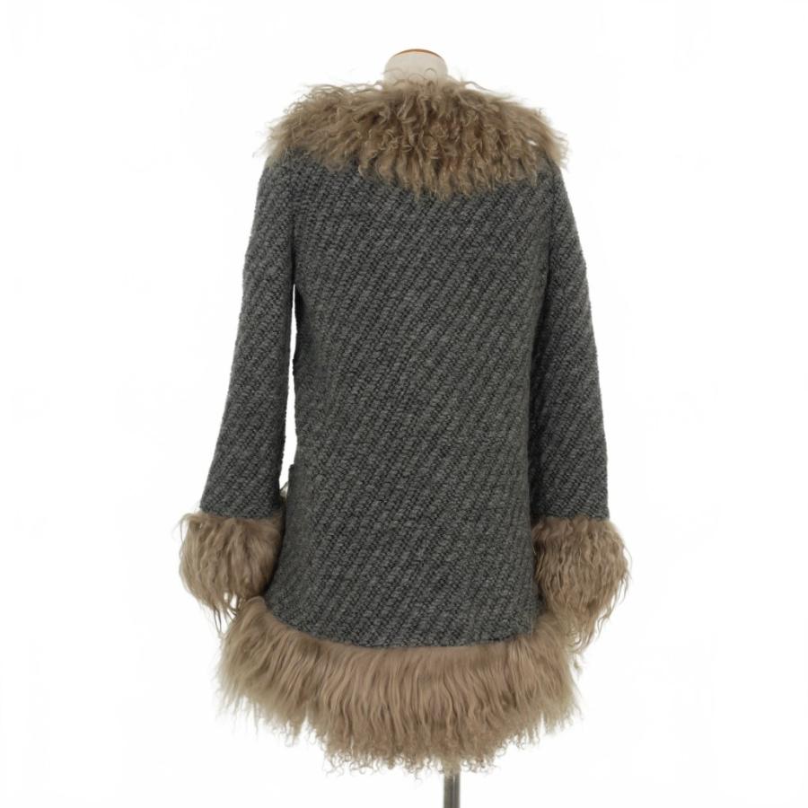 ドルチェ&ガッバーナ ドルガバ DOLCE&GABBANA ファー ラムスキン  