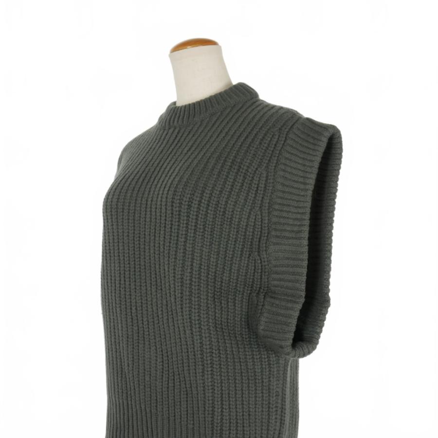 HYKE ニットベスト ノースリーブ hyke ノースリーブニット ベスト