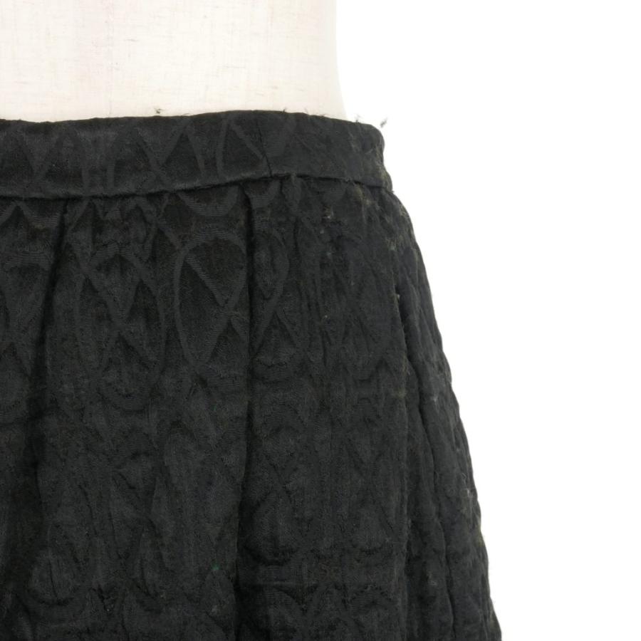 miu ミュウミュウ miumiu ジャガード スカート ひざ丈 フレア 台形 38  