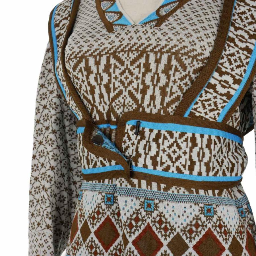 未使用品 マメクロゴウチ Mame Kurogouchi 22AW Fair Isle