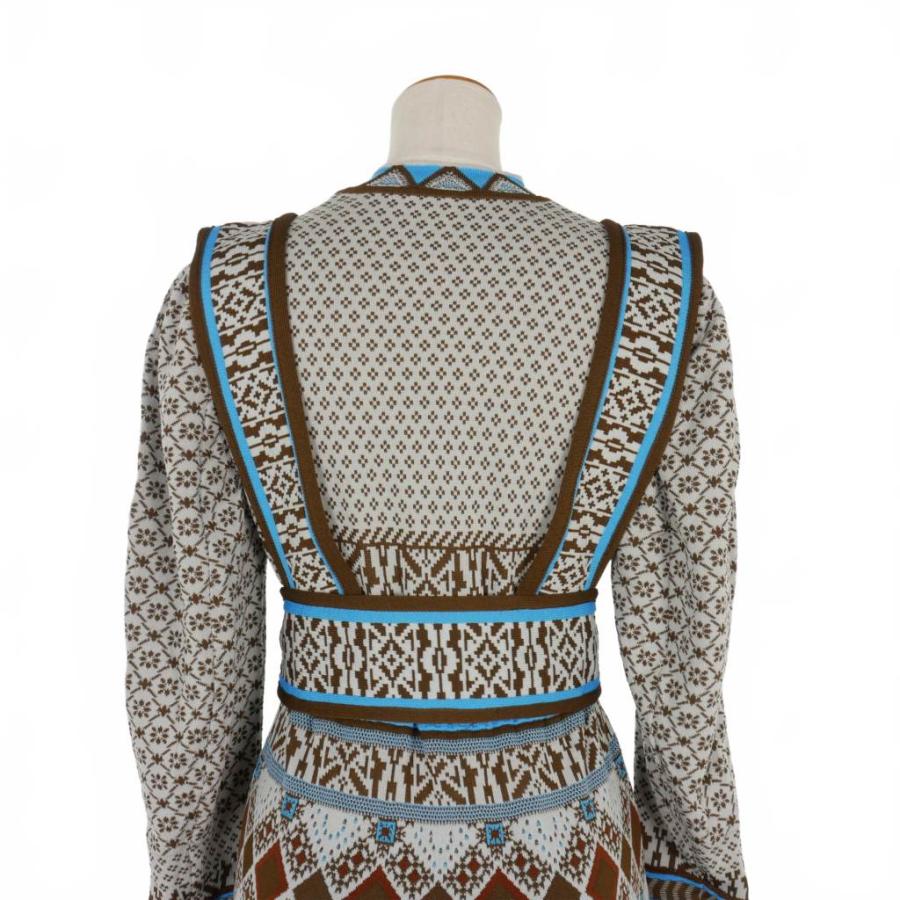 未使用品 マメクロゴウチ Mame Kurogouchi 22AW Fair Isle Knitted  