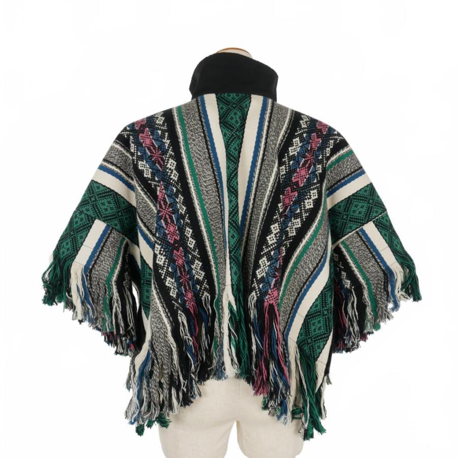 22SS sacai サカイ ラグ ジャガード ブルゾン フリンジ ジャケット