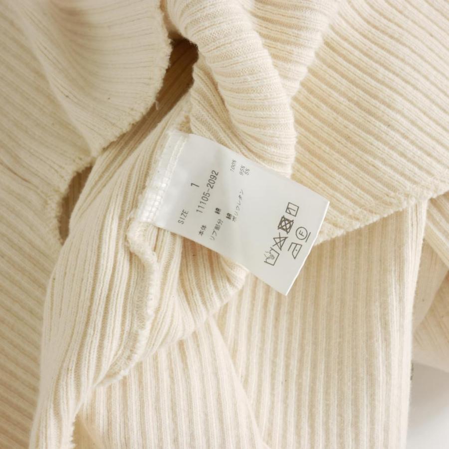 クラネ CLANE アシンメトリーショルダートップス カットソー 長袖 1 