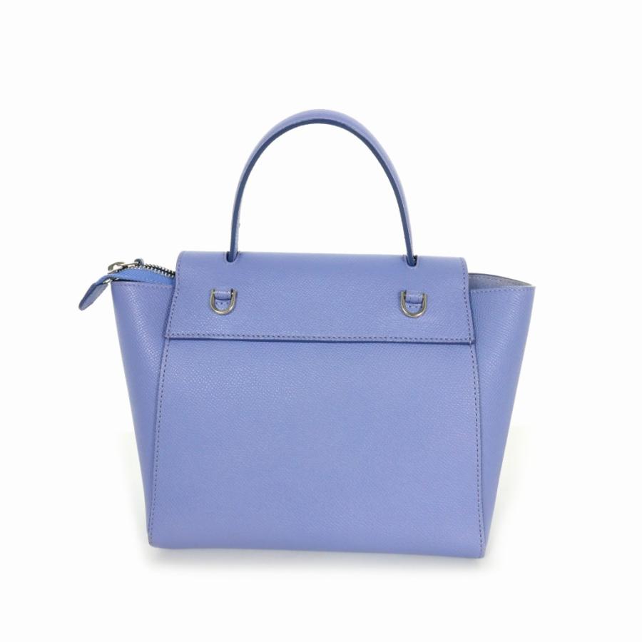 セリーヌ CELINE マイクロベルトバッグ ハンドバッグ ショルダー 2way ブルー 青 F-GA-2128 レディース｜vectorpremium｜03