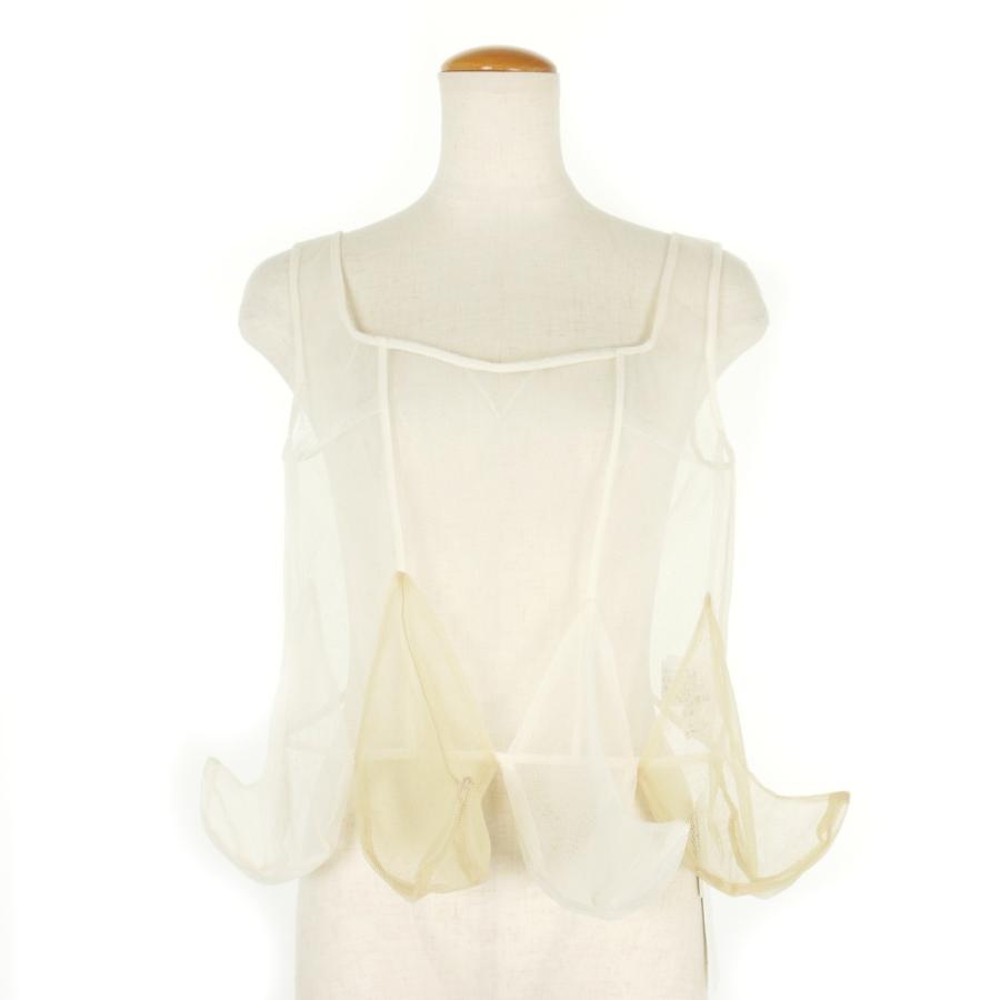 未使用品 ヨウヘイオオノ YOHEI OHNO 23SS Kunstkammerist Tulle Top  