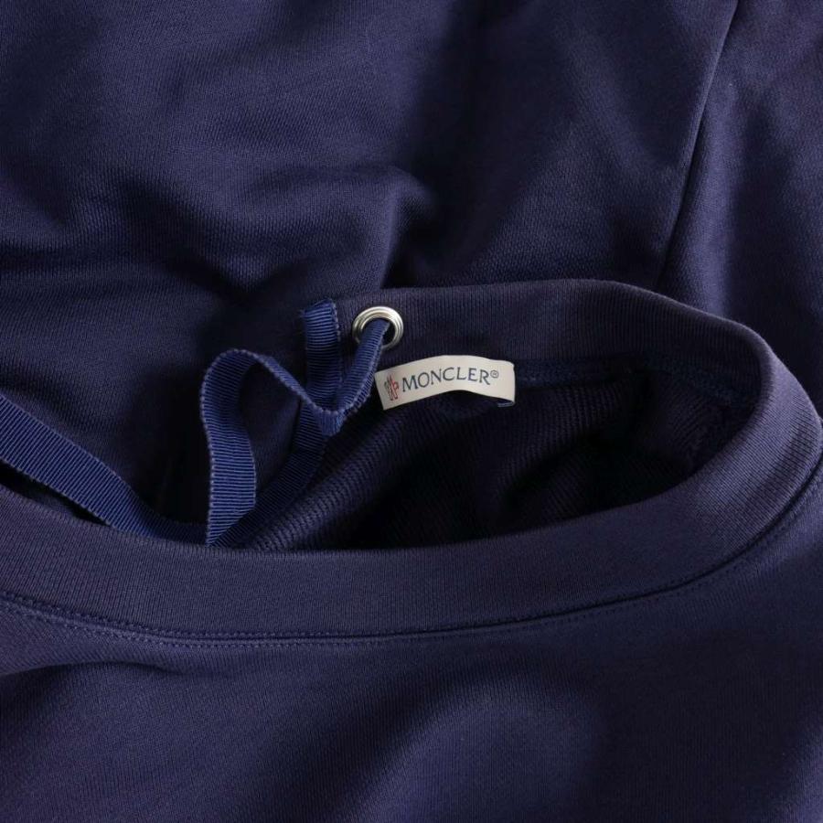 【中古】モンクレール MONCLER ABITO CORTO 半袖ワンピース 裾フリル ひざ丈 S 紺 ネイビー C10938557900 8098W MONCLER（モンクレール） MONCLER ABITO CORTO 半袖ワンピース 裾