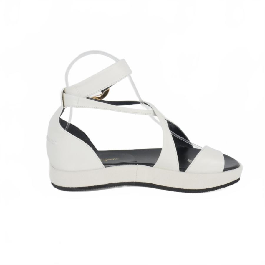 マメクロゴウチ Mame Kurogouchi 22SS Curved Line Ankle レザー