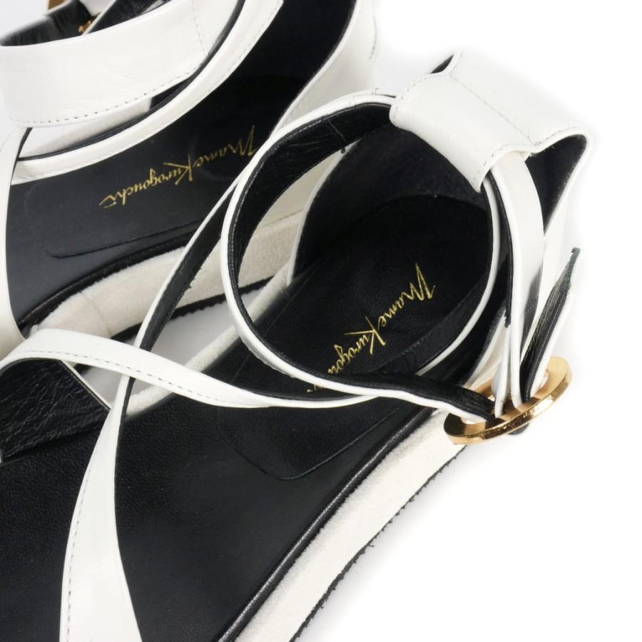 マメクロゴウチ Mame Kurogouchi 22SS Curved Line Ankle レザー