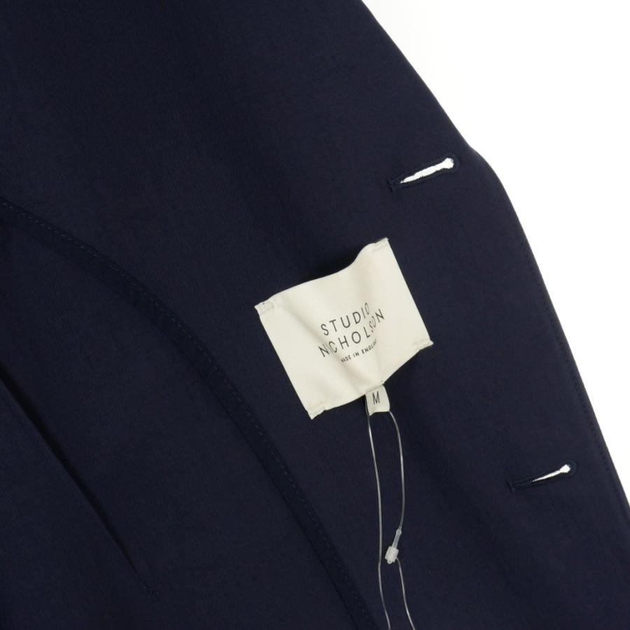 未使用品 スタジオニコルソン STUDIO NICHOLSON SOFT TAILORING JACKET ソフトテーラリングジャケット M ネイビー SNM-610 メンズ｜vectorpremium｜07