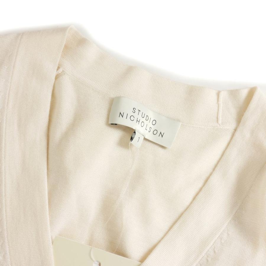 スタジオニコルソン STUDIO NICHOLSON ウール シルク ニット  