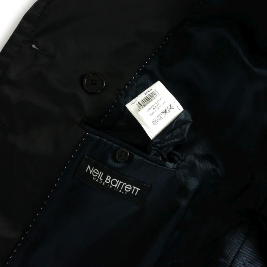 ニールバレット Neil Barrett ナイロン ダブルジャケット メタルボタン